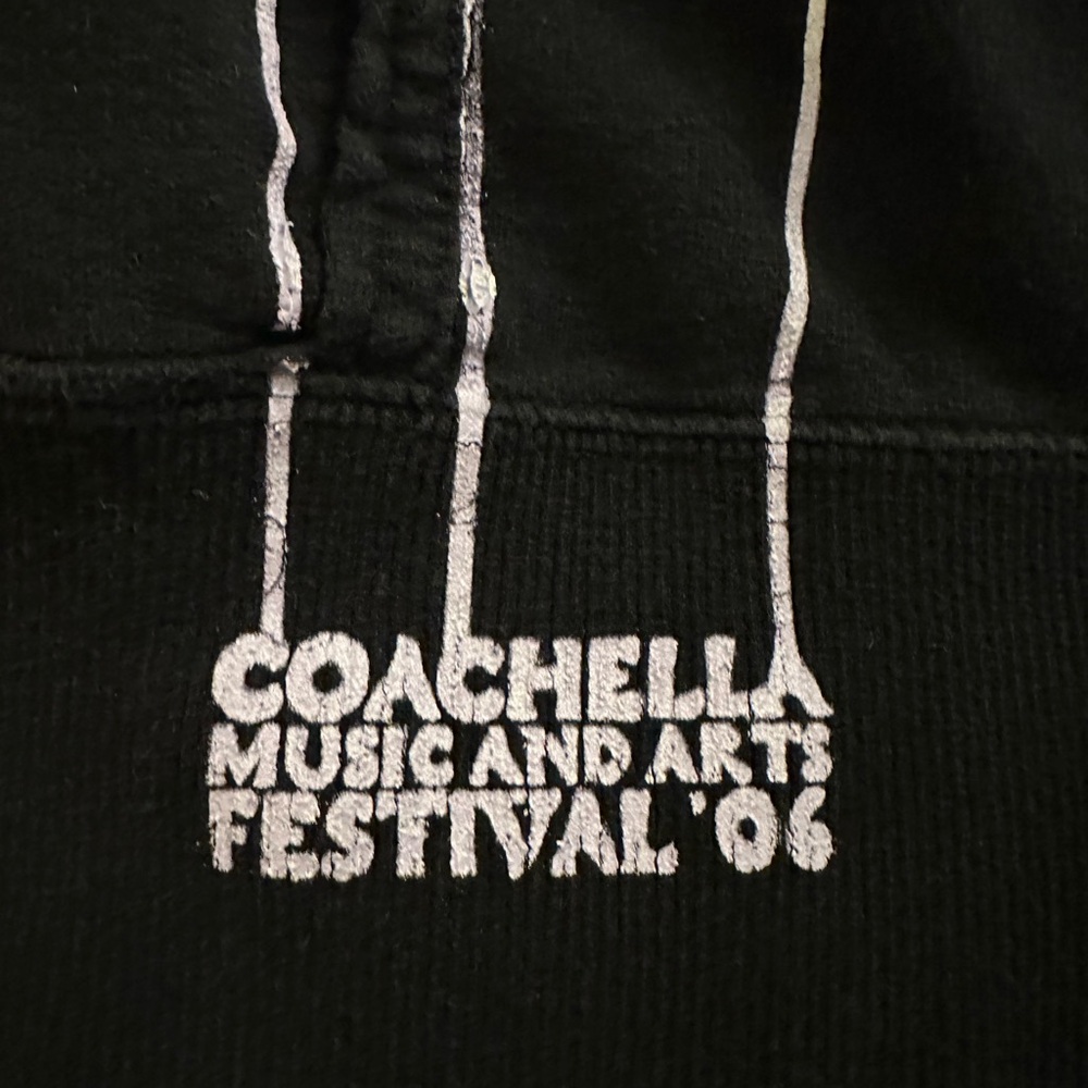 Black Hoodie with Floral Design - Picture 5 of 6